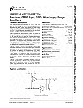DataSheet LMP7701 pdf